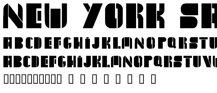 New York Sanj ExtraBold font